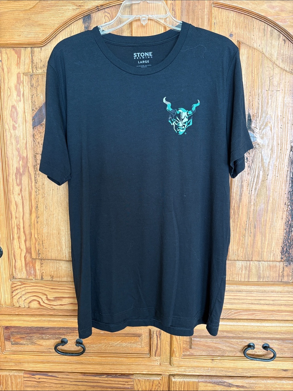 Stone Brewing Black Short-Sleeve Graphic Tee - Large